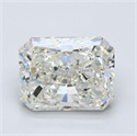 Diamante Natural 5.01 quilates, Radiante , Color K, claridad SI1 y certificado GIA