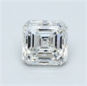 Diamante Natural 0.90 quilates, Asscher , Color I, claridad VS2 y certificado GIA