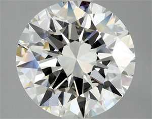 Foto Diamante Natural 3.01 quilates, Redondo , Color H, claridad IF y certificado GIA de
