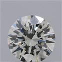 Natural Diamond 0.50 Carats, Round with Excellent Cut, H Color, SI1 Clarity and Certified by GIA