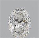 Natural Diamond 0.51 Carats, Oval with  Cut, E Color, VS1 Clarity and Certified by GIA