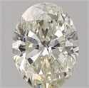 Natural Diamond 1.20 Carats, Oval with  Cut, K Color, SI2 Clarity and Certified by GIA