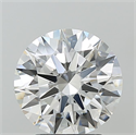 Lab Grown Diamond 3.10 Carats, Round with Ideal Cut, F Color, VVS2 Clarity and Certified by IGI