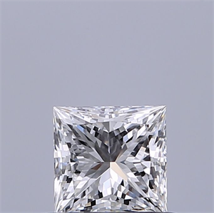 Picture of Natural Diamond 0.45 Carats, Princess with  Cut, E Color, VS1 Clarity and Certified by GIA