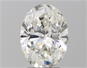 Natural Diamond 3.01 Carats, Oval with  Cut, H Color, SI1 Clarity and Certified by GIA