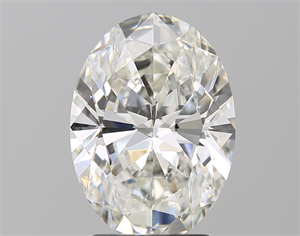 Picture of Natural Diamond 3.01 Carats, Oval with  Cut, H Color, SI1 Clarity and Certified by GIA