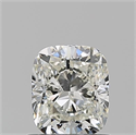 Diamante Natural 0.91 quilates, Del cojín , Color J, claridad VS2 y certificado GIA