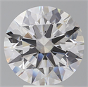 Lab Grown Diamond 6.04 Carats, Round with Ideal Cut, E Color, VVS2 Clarity and Certified by IGI