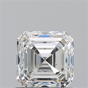 Picture of Natural Diamond 1.01 Carats, Asscher with  Cut, H Color, VS2 Clarity and Certified by GIA