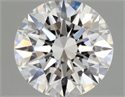 Diamante Natural 0.56 quilates, Redondo , Color E, claridad VVS2 y certificado GIA