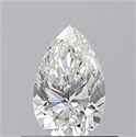 Natural Diamond 0.51 Carats, Pear with  Cut, G Color, VS1 Clarity and Certified by GIA
