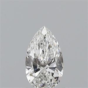 Picture of Natural Diamond 0.50 Carats, Pear with  Cut, F Color, SI1 Clarity and Certified by GIA