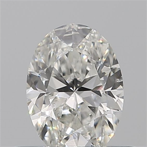 Picture of Natural Diamond 0.18 Carats, Oval with  Cut, G Color, SI1 Clarity and Certified by GIA