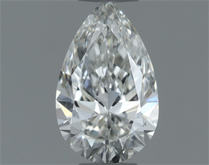 Picture of Natural Diamond 0.50 Carats, Pear with  Cut, H Color, SI1 Clarity and Certified by GIA