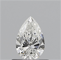 Diamante Natural 0.51 quilates, De pera , Color F, claridad VS2 y certificado GIA