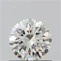 Natural Diamond 0.70 Carats, Round with Excellent Cut, J Color, IF Clarity and Certified by IGI