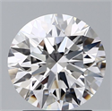 Del inventario de diamantes de laboratorio, 2.02 quilates, Redondo , Color E, claridad VS1 y certificado IGI