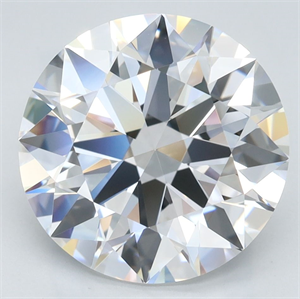 Picture of Lab Grown Diamond 3.87 Carats, Round with Ideal Cut, D Color, IF Clarity and Certified by IGI