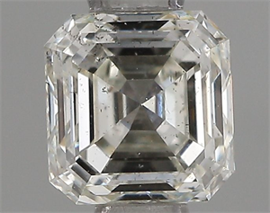 Foto Diamante Natural 0.50 quilates, Asscher , Color H, claridad SI1 y certificado IGI de