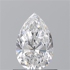 Picture of Natural Diamond 0.70 Carats, Pear with  Cut, E Color, VS2 Clarity and Certified by GIA