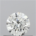 Natural Diamond 0.40 Carats, Round with Excellent Cut, H Color, SI2 Clarity and Certified by IGI