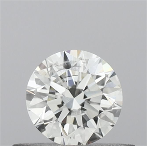 Picture of Natural Diamond 0.40 Carats, Round with Excellent Cut, H Color, SI2 Clarity and Certified by IGI