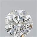Natural Diamond 0.80 Carats, Round with Excellent Cut, H Color, IF Clarity and Certified by IGI