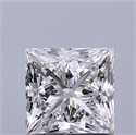 Natural Diamond 0.94 Carats, Princess with  Cut, G Color, VS1 Clarity and Certified by GIA