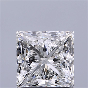 Picture of Natural Diamond 0.94 Carats, Princess with  Cut, G Color, VS1 Clarity and Certified by GIA