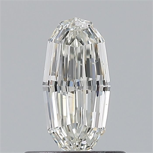 Picture of Natural Diamond 0.50 Carats, Oval with  Cut, I Color, SI1 Clarity and Certified by GIA