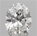 Natural Diamond 0.19 Carats, Oval with  Cut, F Color, VS1 Clarity and Certified by IGI