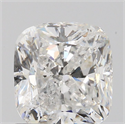 Natural Diamond 1.02 Carats, Cushion with  Cut, F Color, SI2 Clarity and Certified by IGI