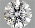 Del inventario de diamantes de laboratorio, 1.10 quilates, Redondo , Color F, claridad VS1 y certificado IGI