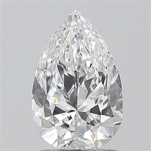 Picture of Natural Diamond 1.13 Carats, Pear with  Cut, D Color, SI1 Clarity and Certified by GIA