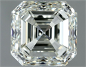 Natural Diamond 1.00 Carats, Asscher with  Cut, J Color, VVS2 Clarity and Certified by IGI