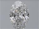 Natural Diamond 3.06 Carats, Oval with  Cut, E Color, SI2 Clarity and Certified by HRD