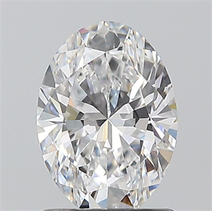 Picture of Natural Diamond 1.01 Carats, Oval with  Cut, D Color, VVS2 Clarity and Certified by GIA
