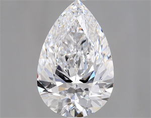Picture of Natural Diamond 2.01 Carats, Pear with  Cut, D Color, IF Clarity and Certified by GIA