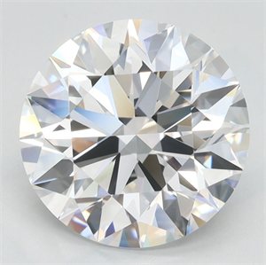 Picture of Lab Grown Diamond 3.55 Carats, Round with Ideal Cut, D Color, IF Clarity and Certified by IGI