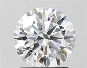 Picture of Lab Grown Diamond 1.55 Carats, Round with Ideal Cut, D Color, VVS2 Clarity and Certified by IGI