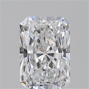 Picture of Natural Diamond 0.73 Carats, Radiant with  Cut, D Color, SI1 Clarity and Certified by GIA