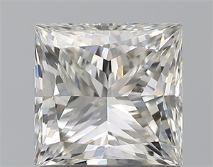Picture of Natural Diamond 1.01 Carats, Princess with  Cut, H Color, VS2 Clarity and Certified by GIA