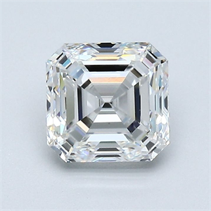 Foto Diamante Natural 1.20 quilates, Asscher , Color F, claridad VS1 y certificado GIA de