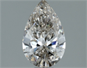 Natural Diamond 1.02 Carats, Pear with  Cut, I Color, IF Clarity and Certified by IGI