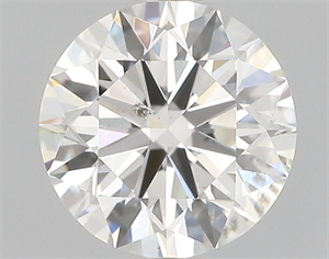 Picture of Natural Diamond 0.80 Carats, Round with Excellent Cut, I Color, SI2 Clarity and Certified by GIA