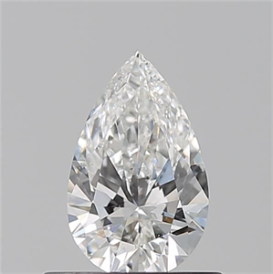 Picture of Natural Diamond 0.50 Carats, Pear with  Cut, F Color, VS2 Clarity and Certified by GIA