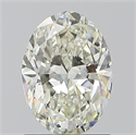 Natural Diamond 1.20 Carats, Oval with  Cut, I Color, SI1 Clarity and Certified by IGI