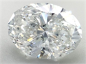 Natural Diamond 1.80 Carats, Oval with  Cut, E Color, SI1 Clarity and Certified by GIA
