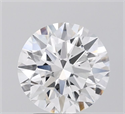 Lab Grown Diamond 2.56 Carats, Round with Ideal Cut, E Color, VVS1 Clarity and Certified by IGI