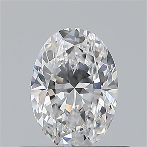 Picture of Natural Diamond 0.50 Carats, Oval with  Cut, D Color, VS1 Clarity and Certified by GIA